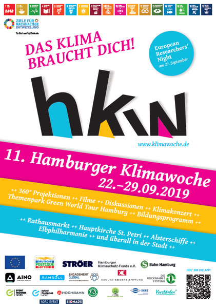 Hamburger Klimawoche 2019 Plakat © www.klimawoche.de