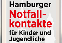 Hamburger Notfallkontakte für Kinder und Jugendliche - Titelblatt-Ausschnitt © JIZ Hamburg
